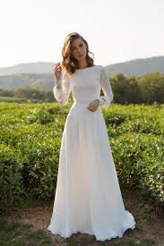 Chiffon Wedding Dress